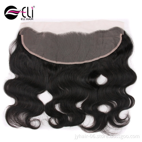 Brazilian Body Wave Lace Frontal Closure 13 X 4 ear to ear Closure with Baby Hair Human Hair Free Part